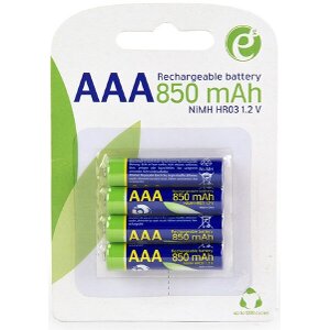 ENERGENIE EG-BA-AAA8R4-01 RECHARGEABLE AAA 850MAH 4PCS BLISTER