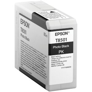 ΓΝΗΣΙΟ ΜΕΛΑΝΙ EPSON T8501 BLACK ΜΕ OEM:C13T850100