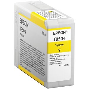 ΓΝΗΣΙΟ ΜΕΛΑΝΙ EPSON T8504 YELLOW ΜΕ OEM:C13T850400
