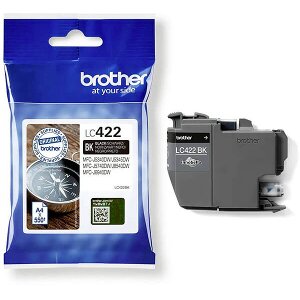 ΓΝΗΣΙΟ ΜΕΛΑΝΙ BROTHER BLACK ΜΕ OEM:LC422BK