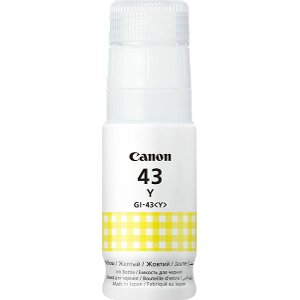 ΓΝΗΣΙΟ ΜΕΛΑΝΙ CANON GI-43 YELLOW ΜΕ OEM:4689C001