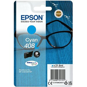 ΓΝΗΣΙΟ ΜΕΛΑΝΙ EPSON 408L CYAN ΜΕ OEM:C13T09K24010