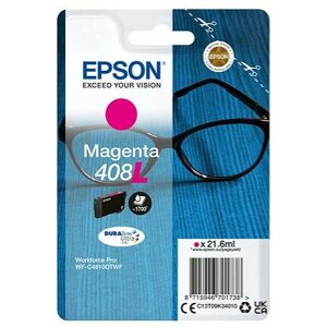 ΓΝΗΣΙΟ ΜΕΛΑΝΙ EPSON 408L MAGENTA ΜΕ OEM:C13T09K34010