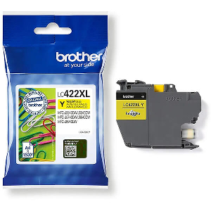 ΓΝΗΣΙΟ ΜΕΛΑΝΙ BROTHER YELLOW XL ΜΕ OEM:LC422XLY