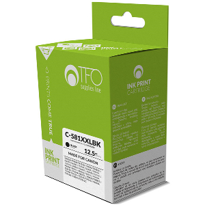 ΜΕΛΑΝΙ TFO C-581XXLBK 12.5ML ΣΥΜΒΑΤΟ ΜΕ CANON CLI581XXLBK