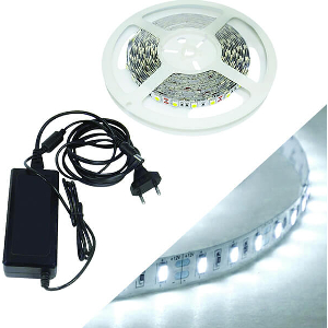 FOSME 24-00501 ΛΕΝΤΟΤΑΙΝΙΑ 2Μ 9.6W IP20 ΨΥΧΡΟ ME ΤΡΟΦΟΔΟΤΙΚΟ BLISTER