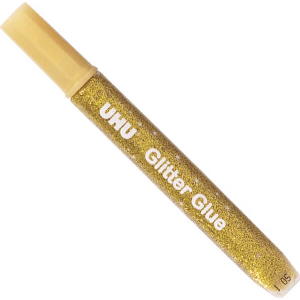 ΚΟΛΛΑ UHU GLITTER GOLD/SILVER ΓΙΑ ΧΕΙΡΟΤΕΧΝΙΕΣ 20ML