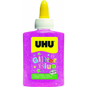 ΚΟΛΛΑ UHU GLITTER ΜΩΒ ΓΙΑ ΧΕΙΡΟΤΕΧΝΙΕΣ 90GR