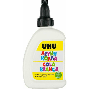 ΚΟΛΛΑ UHU ΛΕΥΚΗ ΓΙΑ ΧΕΙΡΟΤΕΧΝΙΕΣ 125GR ΧΩΡΙΣ ΔΙΑΛΥΤΕΣ