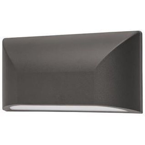 EUROLAMP ΑΠΛΙΚΑ ΤΟΙΧΟΥ LED SLIM 6W IP65 220-240V 4000K 220X51X113MM ΓΡΑΦΙΤΗ PRO 145-52077