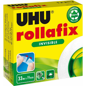 UHU ΑΝΤΑΛΛΑΚΤΙΚΟ ΣΕΛΟΤΕΙΠ ROLLAFIX ΑΟΡΑΤΟ 19ΜΜ X 33M