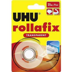 UHU ΒΑΣΗ ΜΕ ΣΕΛΟΤΕΙΠ ROLLAFIX ΔΙΑΦΑΝΟ 19ΜΜ X 25M