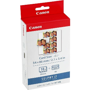 CANON KC-18IL COLOUR INK & PAPER SET MINI STICKERS 18SHEETS ΜΕ OEM:7740A001AH