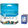 ΓΝΗΣΙΟ ΜΕΛΑΝΙ HEWLETT PACKARD NO 22 ΤΡΙΧΡΩΜΟ (TRI-COLOUR) ΜΕ OEM: C9352AE