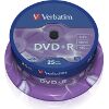 VERBATIM DVD+R 16X 4.7GB CAKEBOX 25PCS
