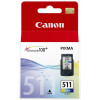 ΓΝΗΣΙΟ ΜΕΛΑΝΙ CANON ΕΓΧΡΩΜΟ (COLOR) ΜΕ OEM: CL-511