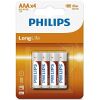ΜΠΑΤΑΡΙΑ PHILIPS LONGLIFE 3A 4 TEM