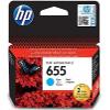 ΓΝΗΣΙΟ ΜΕΛΑΝΙ HEWLETT PACKARD NO 655 CYAN ΜΕ OEM:CZ110AE