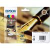 ΓΝΗΣΙΟ ΜΕΛΑΝΙ EPSON T16264 MULTIPACK ΜΕ OEM:C13T16264010
