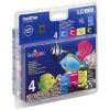 ΓΝΗΣΙΟ BROTHER VALUE PACK (BK/C/M/Y) ΓΙΑ DCP-130C/330C/5860CN FAX 1355/ OEM: LC1000VALBPDR