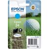ΓΝΗΣΙΟ ΜΕΛΑΝΙ EPSON NO 34 CYAN ΜΕ OEM: C13T34624010