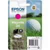 ΓΝΗΣΙΟ ΜΕΛΑΝΙ EPSON NO 34 MAGENTA ΜΕ OEM:C13T34634010