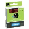 DYMO ΕΤΙΚΕΤΕΣ D1 12MM BLACK/RED 45017 S0720570