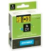 DYMO ΕΤΙΚΕΤΕΣ D1 24MM BLACK/YELLOW LABELS 53718 S0720980
