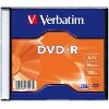 VERBATIM 43547 4.7GB X16 MATT DVD-R SILVER 20ΤΕΜ SLIM