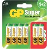 ΜΠΑΤΑΡΙΑ GP ALKALINE AA SUPER - LR6 - 4+2