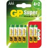 ΜΠΑΤΑΡΙΑ GP ALKALINE BATTERIES AAA SUPER 4+2