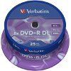 VERBATIM 43757 DVD+R 8.5GB X8 DUAL LAYER 25PCS