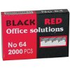 ΣΥΡΜΑΤΑ ΣΥΡΡΑΠΤΙΚΗΣ ΝΟ64 2000 ΤΕΜΑΧΙΑ BLACK-RED