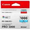 CANON ΜΕΛΑΝΙ INKJET PFI1000PC PHOTO CYAN ΜΕ OEM:0550C001