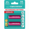 ΜΠΑΤΑΡΙΕΣ ESPERANZA NI-MH AA 2000MAH RED 2PCS