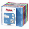 HAMA 51666 SLIM CD JEWEL CASE, PACK OF 25, COLOURED
