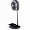 GEMBIRD DESKTOP FAN WITH LED LAMP AND WIRELESS CHARGER TA-WPC10-LEDFAN-01