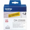 BROTHER P-TOUCH ENDLESS LABEL YELLOW 15.2M X 62MM ΜΕ OEM:DK22606