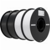 CREALITY EN-PLA VALUE PACK 2 Χ BLACK & 2 Χ WHITE - ENDER FILAMENT 4KG 1.75MM
