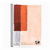 ΤΕΤΡΑΔΙΟ GLOBUS 17X25 ROTHKO 3 ΘΕΜΑΤΩΝ ΡΟΖ