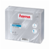 HAMA 44748 STANDARD CD JEWEL CASE PACK OF 5 TRANSPARENT