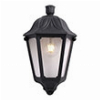 EUROLAMP FUMAGALLI IESSE ΑΠΛΙΚΑ ΤΟΙΧΟΥ ΜΑΥΡΗ ΜΙΣΟ ΦΑΝΑΡΑΚΙ E27 350X220MM 145-26235