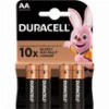 DURACELL ALKALINE BATTERY LR6 AA BLISTER BASIC MN1500 4PCS