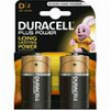 DURACELL ALKALINE PLUS BATTERY LR20 D 2PCS