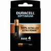 DURACELL ALKALINE BATTERY OPTIMUM LR03 1.5V AAA 4PCS