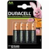DURACELL RECHARGEABLE BATTERY R6 AA 2500MAH NIMH 4PCS