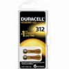 DURACELL ZINC BATTERY ZA312 6PCS