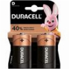 DURACELL ALKALINE BATTERY LR20 D 2PCS