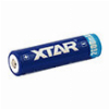 RECHARGEABLE BATTERY XTAR 18650 FOR TORCHES WITH PROTECTION, 2600MAH, LI-ION