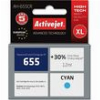 ACTIVEJET AH-655CR ΜΕΛΑΝΙ ΣΥΜΒΑΤΟ ΜΕ HP 655 CZ110AE PREMIUM 12 ML CYAN